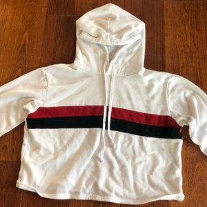 Cropped hoodie sweatshirt